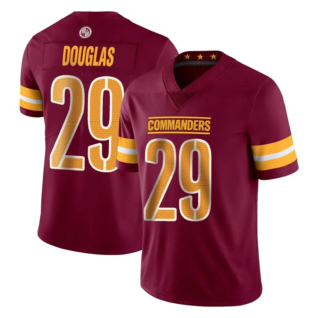 CBdoa W.Commanders #29 Rasul Douglas Player Burgundy Limited Vapor Home Game Stitched Jerseys
