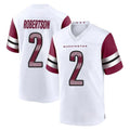CBdoa W.Commanders #2 Amik Robertson Player White Game Home Stitched Jerseys