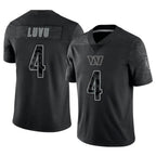 CBdoa W.Commanders #4 Frankie Luvu Player Black RFLCTV Limited Stitched Jerseys