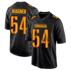CBdoa W.Commanders #54 Bobby Wagner Player Carbon Black Fashion Stitched Jerseys