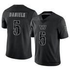 CBdoa W.Commanders #5 Jayden Daniels Player Black RFLCTV Limited Stitched Jerseys