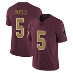 CBdoa W.Commanders #5 Jayden Daniels Player Burgundy Alternate Vapor Untouchable Home Game Stitched Jerseys