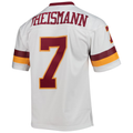 CBdoa W.Commanders #7 Joe Theismann Mitchell & Ness White Legacy Replica Stitched Puhic Jersey