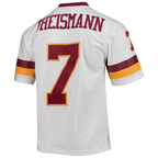 CBdoa W.Commanders #7 Joe Theismann Mitchell & Ness White Legacy Replica Stitched Puhic Jersey