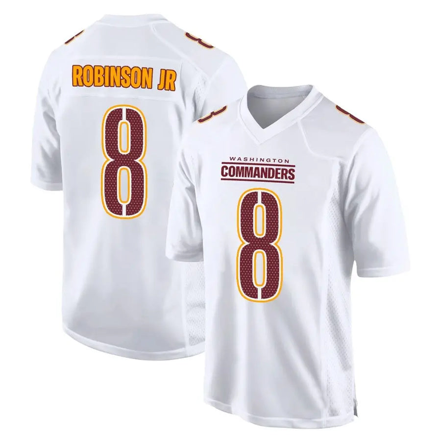 CBdoa W.Commanders #8 Brian Robinson Jr. Player Tundra White Fashion Stitched Jerseys