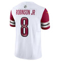 CBdoa W.Commanders #8 Brian Robinson Jr. White Vapor F.U.S.E. Limited American Stitched Jerseys