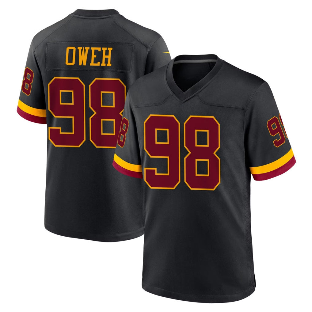 CBdoa W.Commanders #98 Odafe Oweh Player Black Limited Home Game Stitched Jerseys