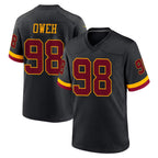 CBdoa W.Commanders #98 Odafe Oweh Player Black Limited Home Game Stitched Jerseys