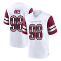 CBdoa W.Commanders #98 Odafe Oweh Player White Game Home Stitched Jerseys