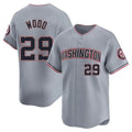 CBdoa W.Nationals #29 James Wood Player Gray City Connect Limited Alternate Stitched Jerseys