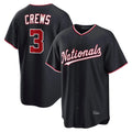 CBdoa W.Nationals #3 Dylan Crews Player Navy Game Stitched Jerseys