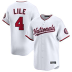 CBdoa W.Nationals #4 Daylen Lile Player White Alternate Limited Replica Stitched Jerseys