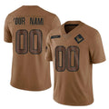 Custom H.Texans Brown Salute To Service Limited Any Name & Numbers CBdoa Stitched Jerseys