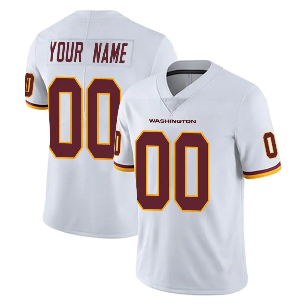 Custom W.Commanders White Limited Vapor Untouchable Home Game Any Name & Numbers CBdoa Stitched Jerseys
