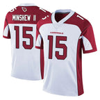 A.Cardinals #15 Gardner Minshew II Player White Vapor Limited Home Game CBdoa Stitched Jerseys