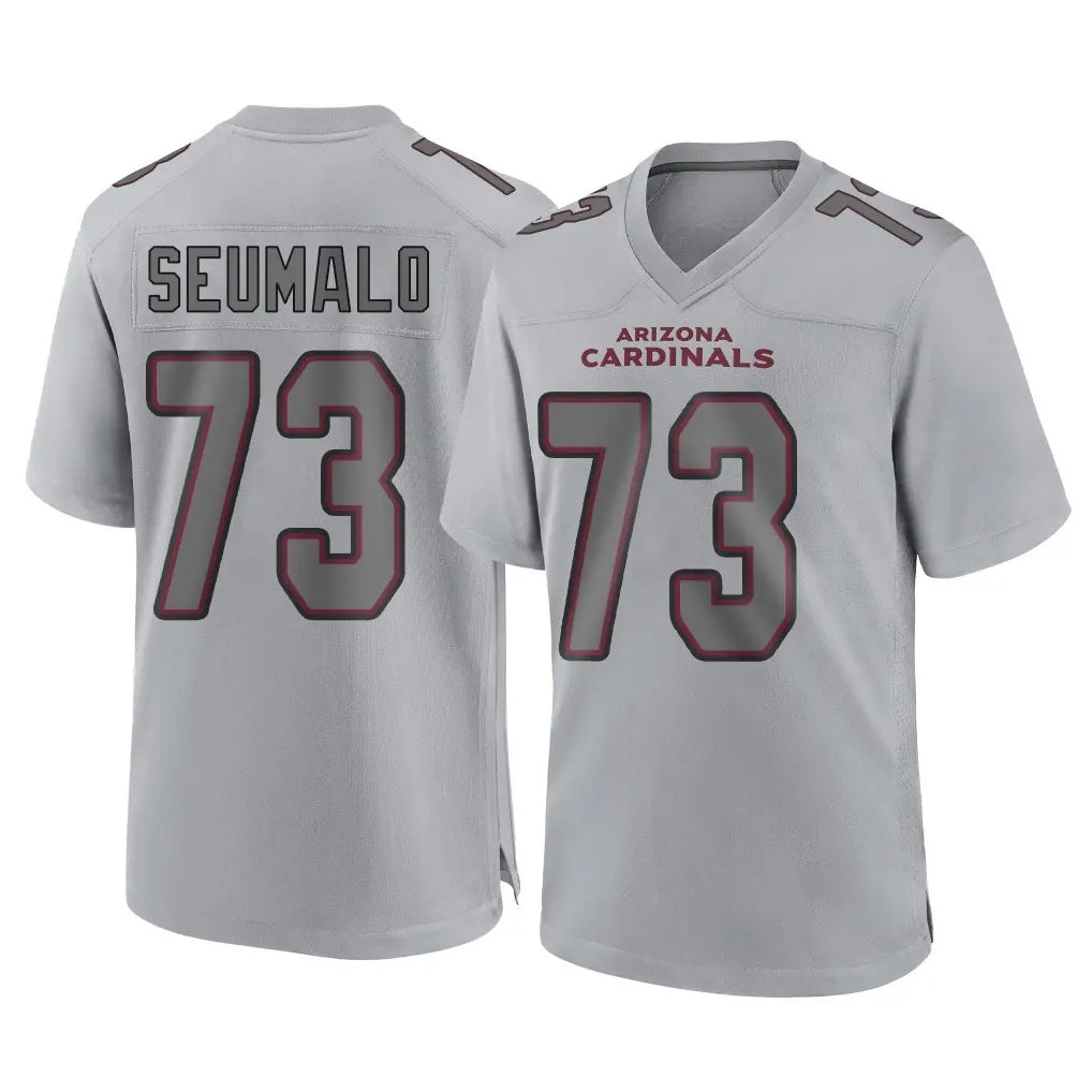 A.Cardinals #73 Isaac Seumalo Player Gray Atmosphere Fashion Home Game CBdoa Stitched Jerseys