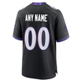 Custom B.Ravens Black Home Game Any Name & Numbers CBdoa Stitched Jerseys