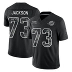 M.Dolphins #73 Austin Jackson Player Black Limited 2026 Salute to Service Home Game CBdoa Stitched Jerseys