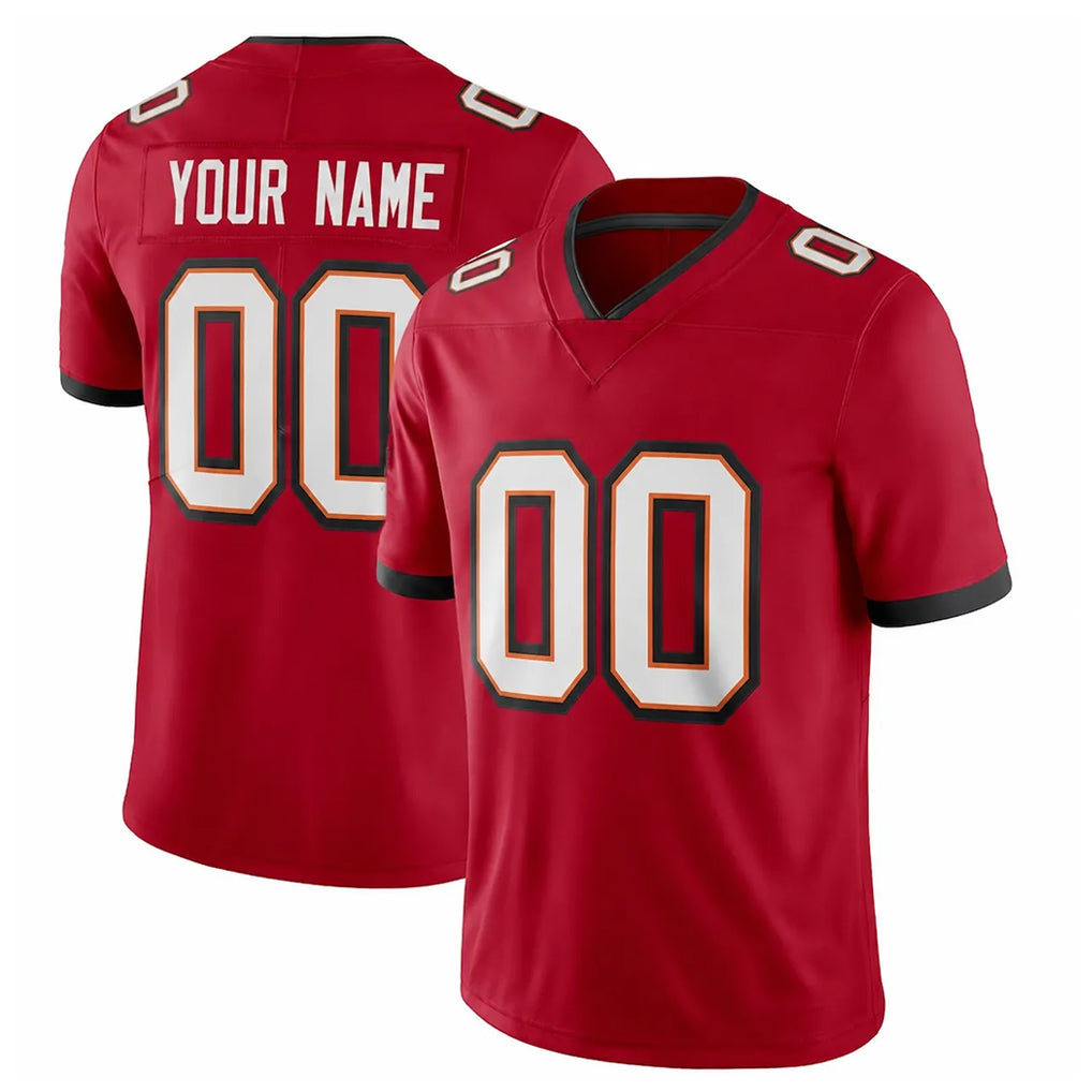 Custom TB.Buccaneers Red Limited Vapor F.U.S.E. Home Game Any Name & Numbers CBdoa Stitched Jerseys