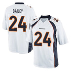 D.Broncos #24 Champ Bailey Player White Game CBdoa Stitched Jerseys