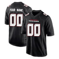 Custom H.Texans Carbon Black Fashion Home Game Any Name & Numbers CBdoa Stitched Jerseys