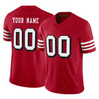 Custom SF.49ers Red Limited Alternate Vapor F.U.S.E. Home Game Any Name & Numbers CBdoa Stitched Jerseys