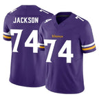 MN.Vikings #74 Donovan Jackson Player Purple Limited Vapor F.U.S.E. Home Game CBdoa Stitched Jerseys