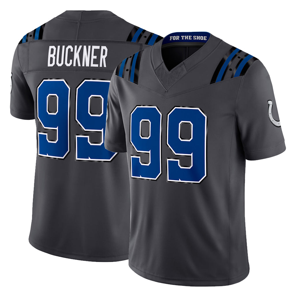 IN.Colts #99 DeForest Buckner Player Anthracite Limited 2026 Rivalries Collection Home Game CBdoa Stitched Jerseys