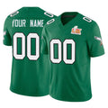 Custom P.Eagles Green Kelly Alternate Vapor F.U.S.E. Super Bowl LIX Home Game Any Name & Numbers CBdoa Stitched Jerseys