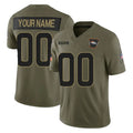 Custom D.Broncos Olive 2025 Salute To Service Limited Home Any Name & Numbers CBdoa Stitched Jerseys
