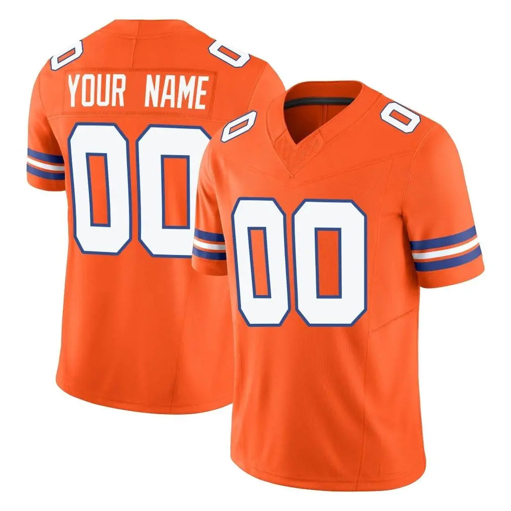 Custom D.Broncos Orange Limited Alternate Vapor F.U.S.E. Throwback Game Any Name & Numbers CBdoa Stitched Jerseys