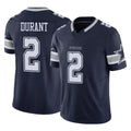 D.Cowboys #2 Cobie Durant Player Navy Limited Vapor F.U.S.E. Home Game CBdoa Stitched Jerseys