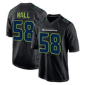 S.Seahawks #58 Derick Hall Player Black Limited Fashion Home Game CBdoa Stitched Jerseys