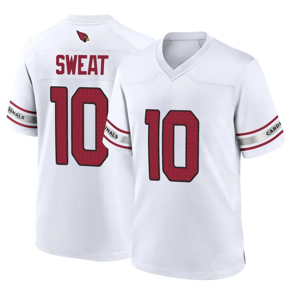 A.Cardinals #10 Josh Sweat Player White Home Game CBdoa Stitched Jerseys