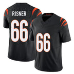 C.Bengals #66 Dalton Risner Player Black Vapor F.U.S.E. Limited Home Game CBdoa Stitched Jerseys