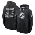M.Dolphins #44 Chop Robinson Player 2026 Black Logo Pullover Hoodies Limited Game CBdoa Stitched Jerseys