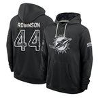M.Dolphins #44 Chop Robinson Player 2026 Black Logo Pullover Hoodies Limited Game CBdoa Stitched Jerseys