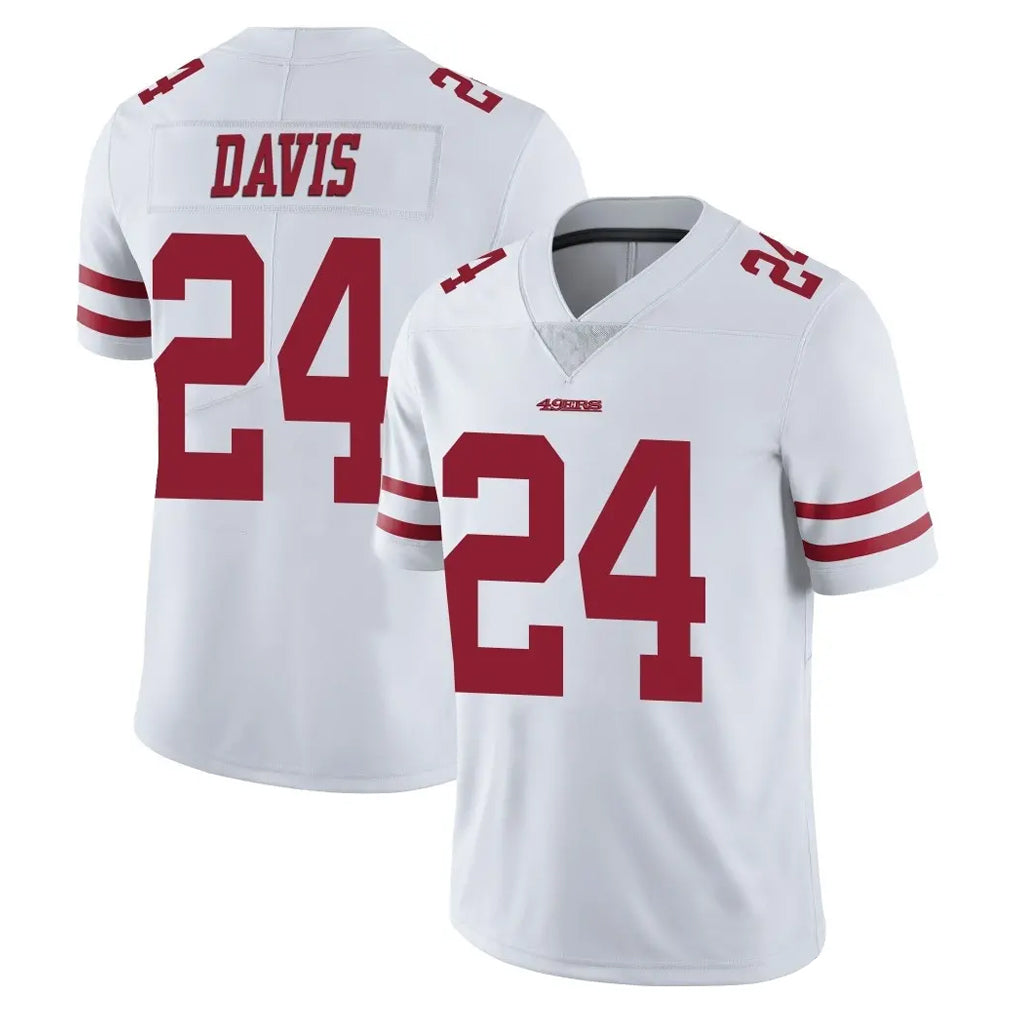 SF.49ers #24 Ashtyn Davis Player White Limited Vapor Untouchable Home Game CBdoa Stitched Jerseys