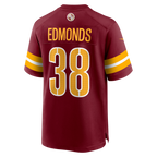 CBdoa W.Commanders #38 Chase Edmonds Burgundy Team Game Jersey