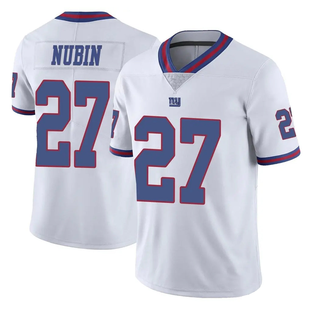NY.Giants #27 Tyler Nubin Player White Color Rush Home Game CBdoa Stitched Jerseys