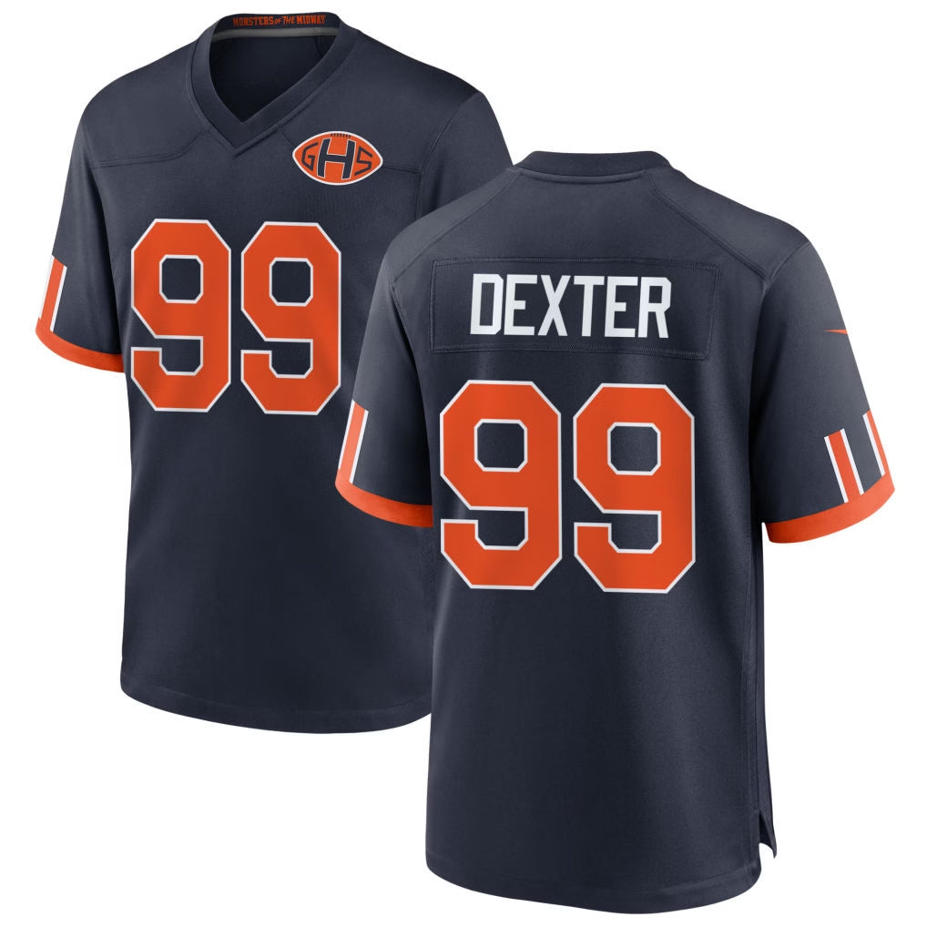 C.Bears #99 Gervon Dexter Sr Player Navy 2026 Rivalries Collection Home Game CBdoa Stitched Jerseys