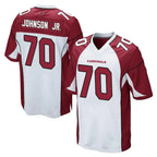 A.Cardinals #70 Paris Johnson Jr. Player White Cardinal Home Game CBdoa Stitched Jerseys
