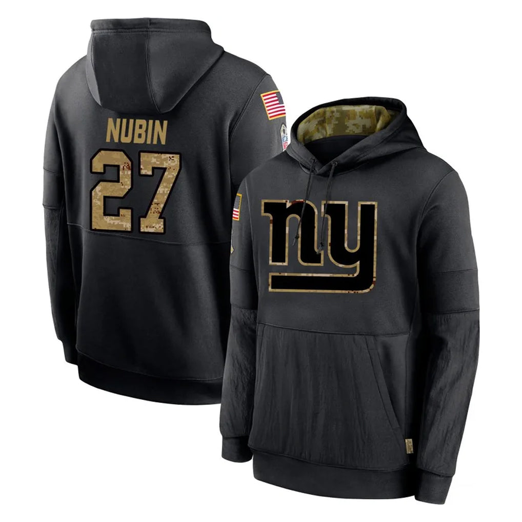 NY.Giants #27 Tyler Nubin Player Black Salute to Service Hoodies Limited Game CBdoa Stitched Jerseys