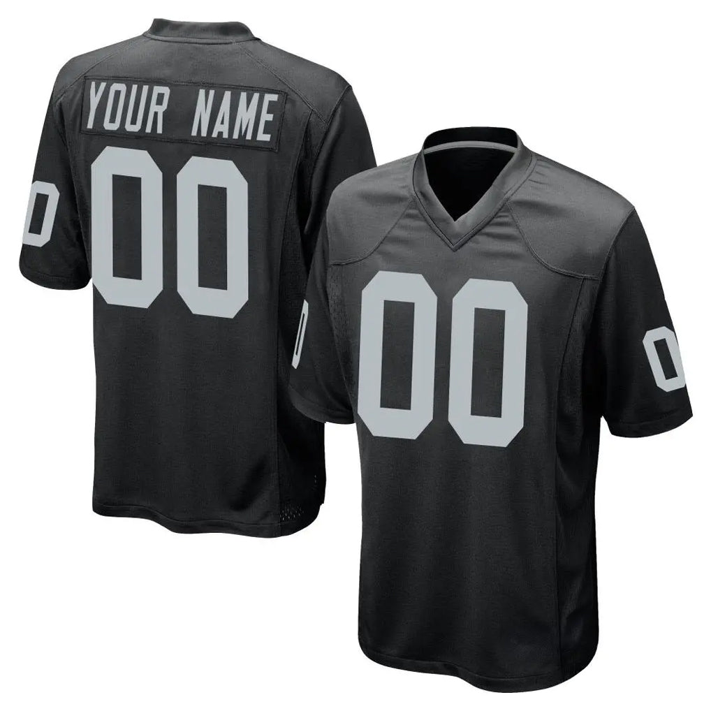 Custom LV.Raiders Black Home Game Any Name & Numbers CBdoa Stitched Jerseys