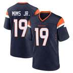 D.Broncos #19 Marvin Mims Jr. Player Navy Home Game CBdoa Stitched Jerseys