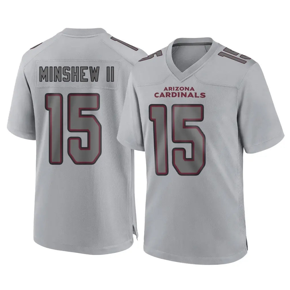 A.Cardinals #15 Gardner Minshew II Player Gray Atmosphere Fashion Home Game CBdoa Stitched Jerseys