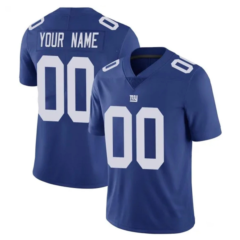 Custom NY.Giants Royal Limited Vapor Untouchable Home Game Any Name & Numbers CBdoa Stitched Jerseys