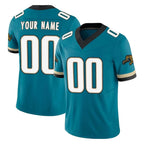 Custom J.Jaguars Teal Prowler Throwback Vapor F.U.S.E. Limited Home Game Any Name & Numbers CBdoa Stitched Jerseys