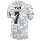 CBdoa D.Cowboys #7 Trevon Diggs Arctic Camo 2024 Salute to Service Limited Jersey