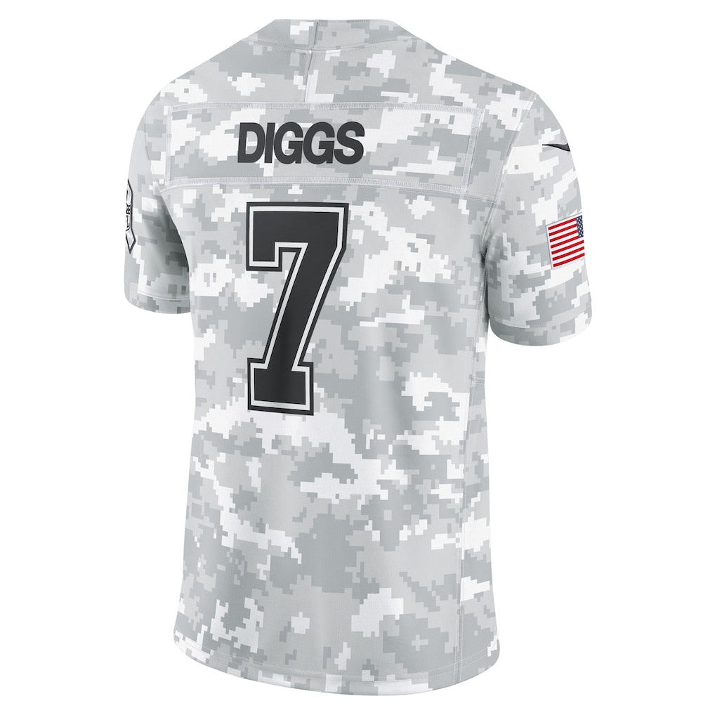 CBdoa D.Cowboys #7 Trevon Diggs Arctic Camo 2024 Salute to Service Limited Jersey